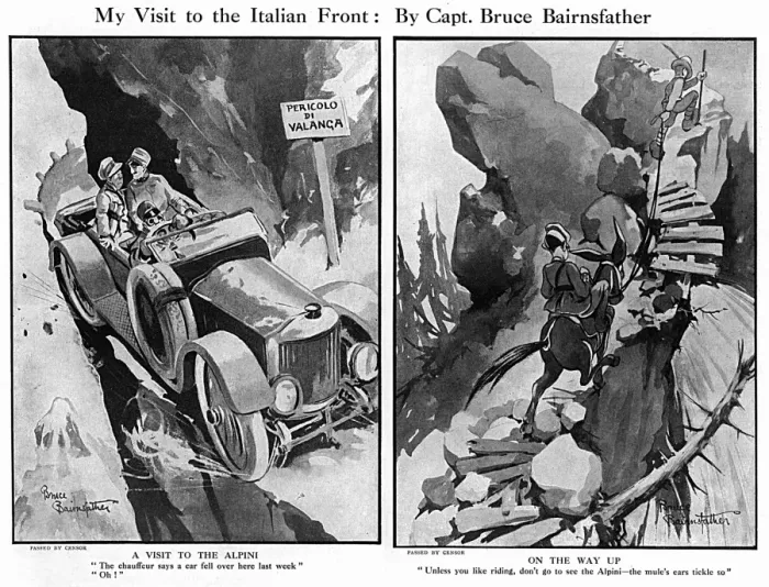 Framed Print : My Visit to the Italian Front by Bruce Bairnsfather Framed Print : My Visit to the Italian Front by Bruce Bairnsfather