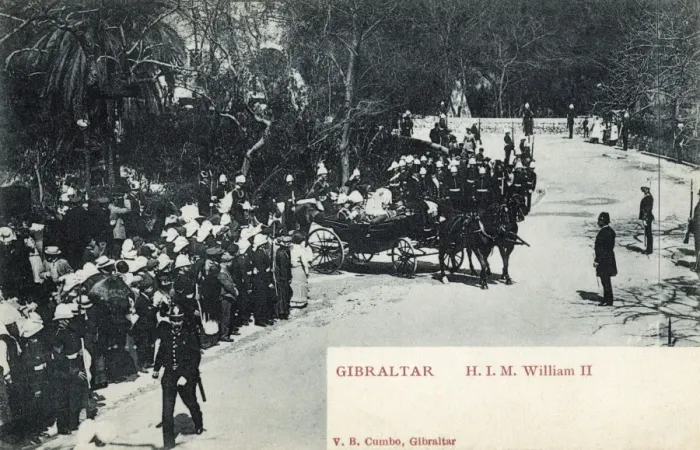 Framed Print : Visit by Kaiser Wilhelm II, Gibraltar Framed Print : Visit by Kaiser Wilhelm II, Gibraltar