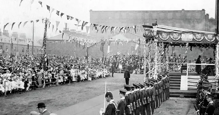 Framed Print : Visit of King George V, Rawtenstall, 1913 Framed Print : Visit of King George V, Rawtenstall, 1913