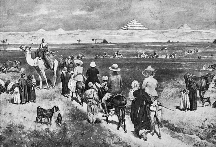 Framed Print : Visiting the Pyramids Framed Print : Visiting the Pyramids