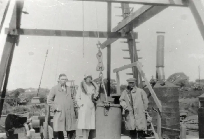Framed Print : Three visitors, Hook Colliery, Pembrokeshire, South Wales Framed Print : Three visitors, Hook Colliery, Pembrokeshire, South Wales