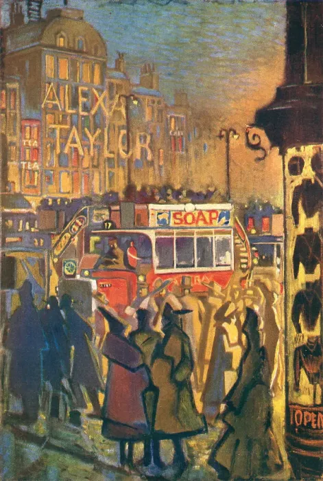 Framed Print : A Visitors Impression Of A London Street Framed Print : A Visitors Impression Of A London Street
