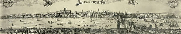 Visschers view of London, 1616