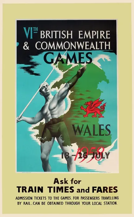 Framed Print : VIth British Empire & Commonwealth Games, Wales Framed Print : VIth British Empire & Commonwealth Games, Wales