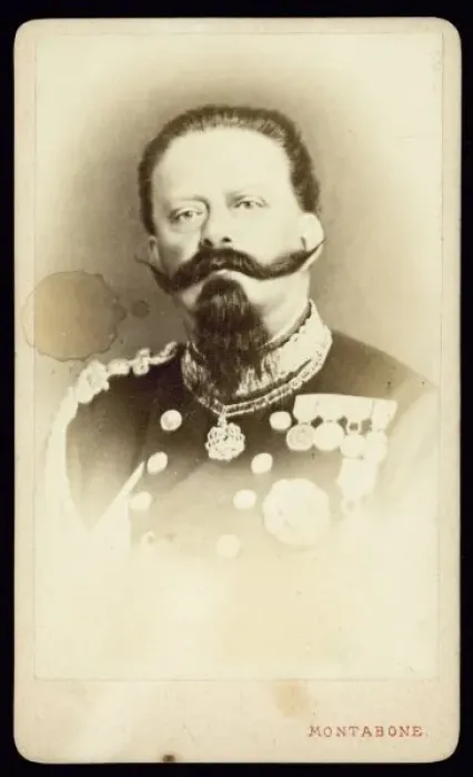 Framed Print : Vittorio Emanuele Ii / Cdv Framed Print : Vittorio Emanuele Ii / Cdv