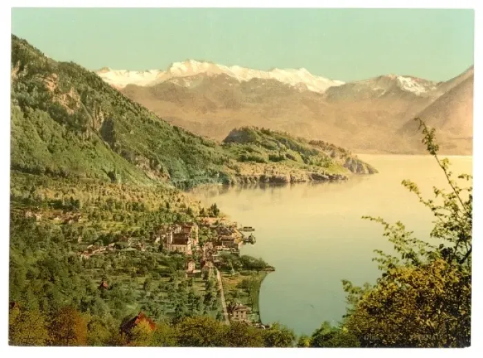 Framed Print : Vitznau, Lake Lucerne, Switzerland Framed Print : Vitznau, Lake Lucerne, Switzerland