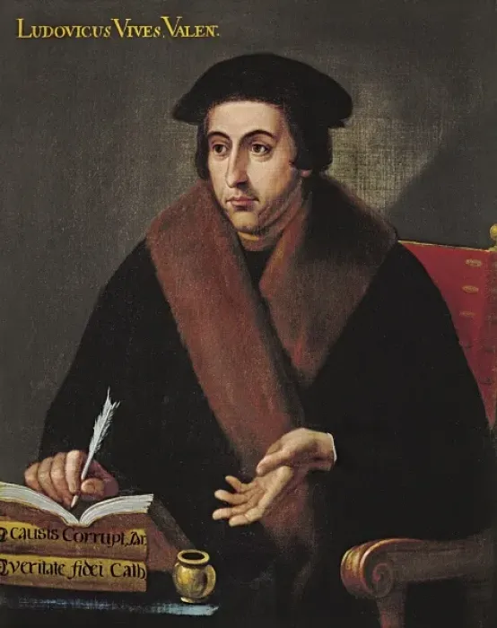 Framed Print : VIVES, Juan Luis (1492-1540). Humanist. Portrait Framed Print : VIVES, Juan Luis (1492-1540). Humanist. Portrait