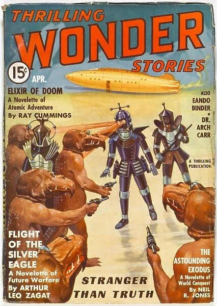 Void Wanderer, Thrilling Wonder Stories Scifi Magazine Cover
