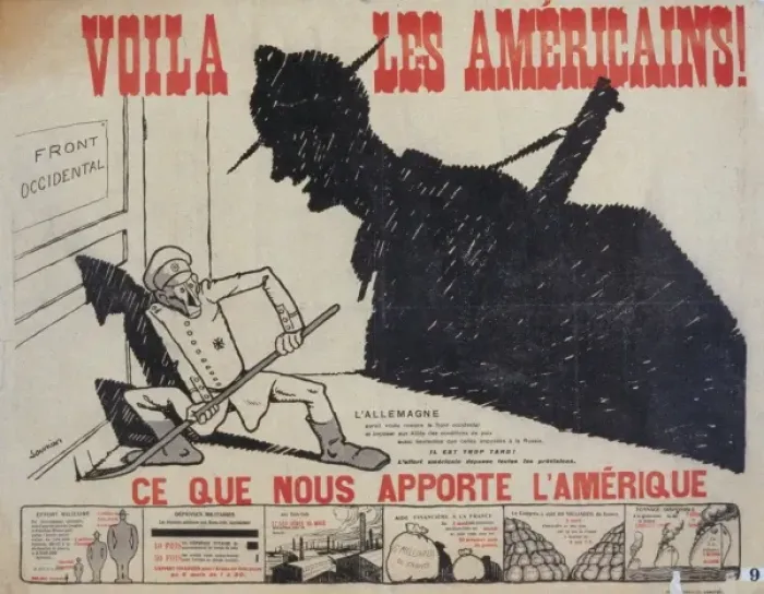 Framed Print : Voila les Americains Framed Print : Voila les Americains