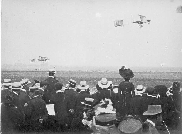 Voison biplanes at Reims in August 1909