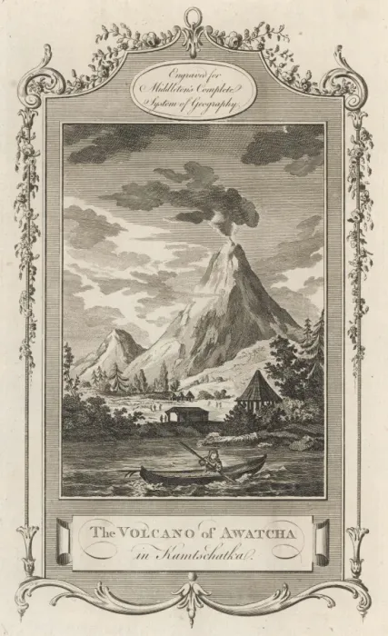 Framed Print : Volcano : Awatcha Framed Print : Volcano : Awatcha