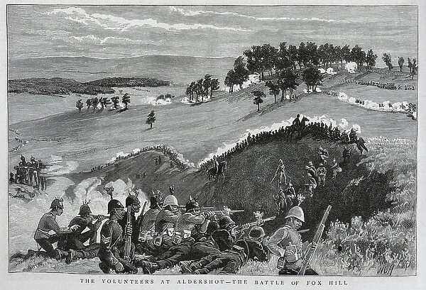 Volunteers at the Battle of Fox Hill