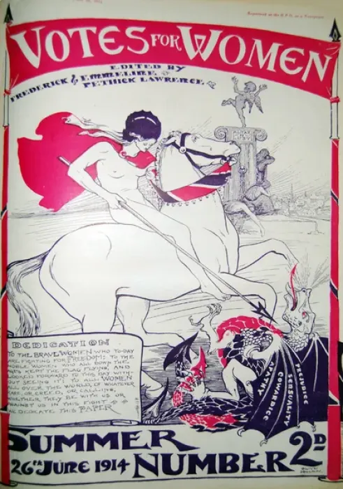 Framed Print : Votes for Women Summer 1914 Framed Print : Votes for Women Summer 1914