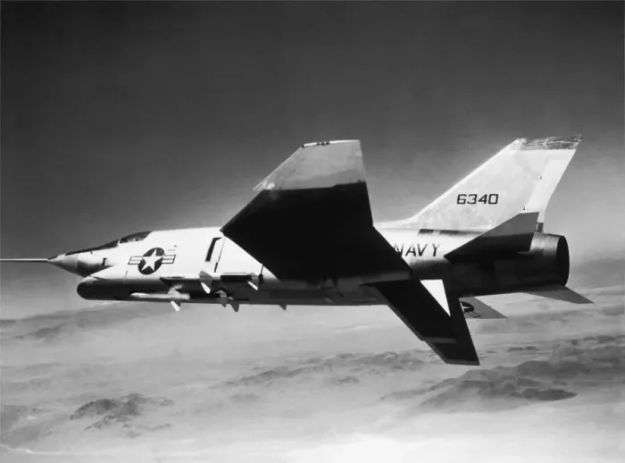 Framed Print : Vought XF8U-3 Crusader III / 3 Framed Print : Vought XF8U-3 Crusader III / 3