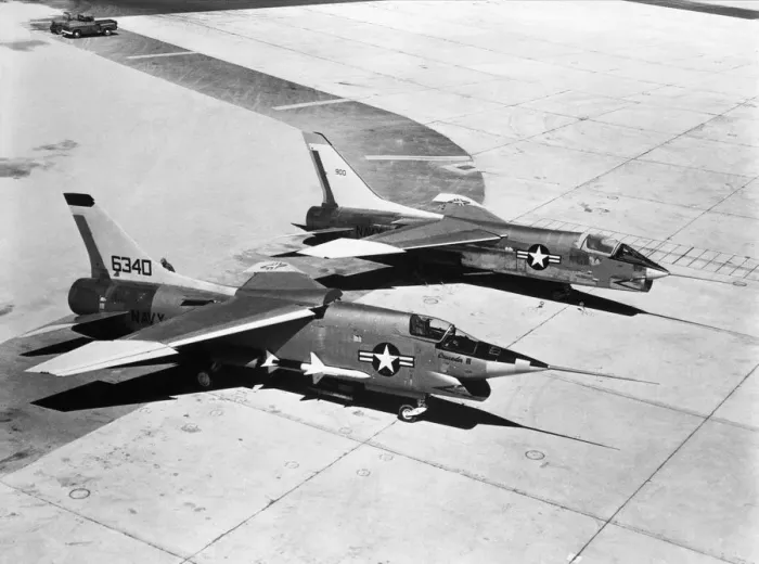 Framed Print : Vought XF8U-3 Crusader III / 3 Framed Print : Vought XF8U-3 Crusader III / 3