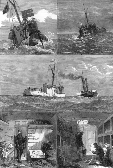 Framed Print : Voyage of the Obelisk Ship Cleopatra to London, 1878 Framed Print : Voyage of the Obelisk Ship Cleopatra to London, 1878