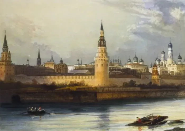 Framed Print : Vue du Kremlin Framed Print : Vue du Kremlin