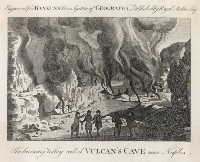 Framed Print : Vulcans Cave, Italy Framed Print : Vulcans Cave, Italy