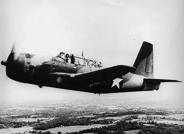 Vultee Model 88 A-35A Vengeance flying