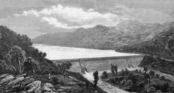 Framed Print : VYRNWY RESERVOIR Framed Print : VYRNWY RESERVOIR