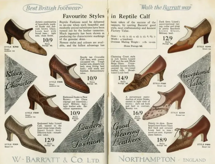 Framed Print : W Barratt & Co Ltd shoe catalogue, shoes Framed Print : W Barratt & Co Ltd shoe catalogue, shoes