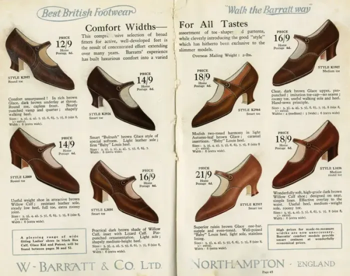 Framed Print : W Barratt & Co Ltd shoe catalogue, shoes Framed Print : W Barratt & Co Ltd shoe catalogue, shoes