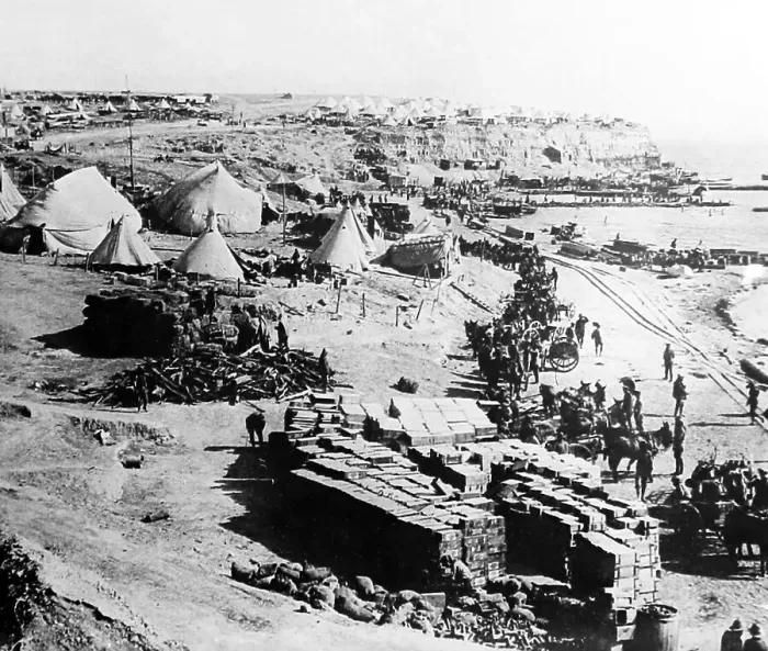 Framed Print : W Beach Gallipoli during the First World War Framed Print : W Beach Gallipoli during the First World War