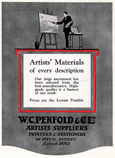 W. C. Penfold & Co Advertisement