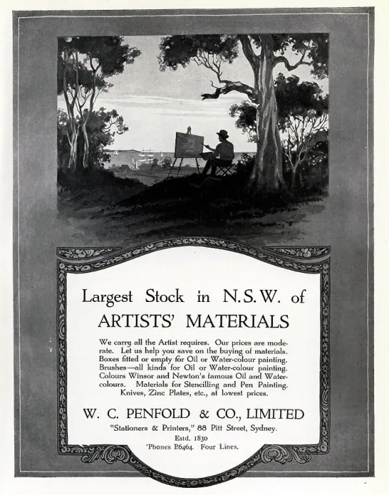 Framed Print : W. C. Penfold & Co Advertisement Framed Print : W. C. Penfold & Co Advertisement