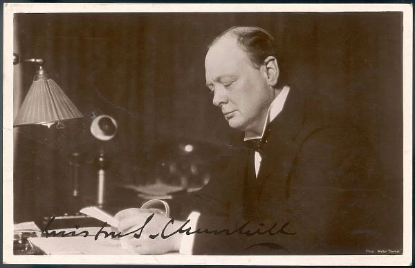 W Churchill  /  Pcard  /  1933