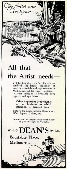 Framed Print : W. & G. Dean's Advertisement Framed Print : W. & G. Dean's Advertisement