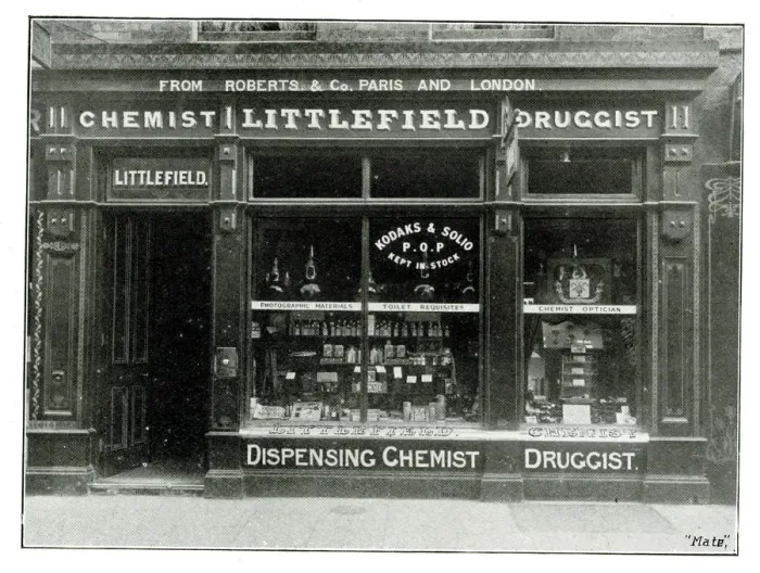 Framed Print : W. H. Littlefield, Chemist and Druggist, Ventnor, IoW Framed Print : W. H. Littlefield, Chemist and Druggist, Ventnor, IoW