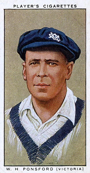 W H Ponsford, Australian cricketer, Victoria