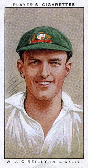 Framed Print : W J O Reilly, Australian cricketer, New South Wales Framed Print : W J O Reilly, Australian cricketer, New South Wales