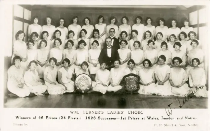 Framed Print : W. M. Turners Ladies Choir - Winners of 46 prizes Framed Print : W. M. Turners Ladies Choir - Winners of 46 prizes