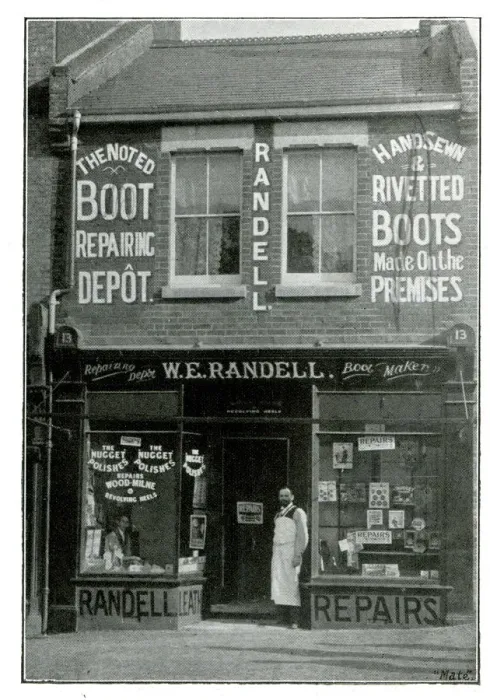 Framed Print : W. Randell, Boot Repair, 13 Portsmouth Road, Woolston Framed Print : W. Randell, Boot Repair, 13 Portsmouth Road, Woolston