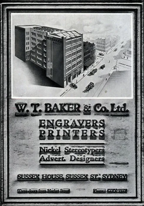 Framed Print : W. T. Baker & Co Advertisement Framed Print : W. T. Baker & Co Advertisement