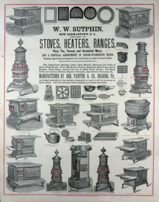 Framed Print : W. W. Sutphin, New Germantown, N. J Framed Print : W. W. Sutphin, New Germantown, N. J