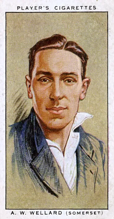 Framed Print : A W Wellard, Somerset County cricketer Framed Print : A W Wellard, Somerset County cricketer