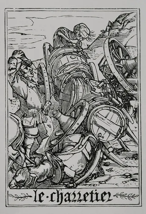 Framed Print : The Waggoner. A skeleton overturning and wrecking Framed Print : The Waggoner. A skeleton overturning and wrecking