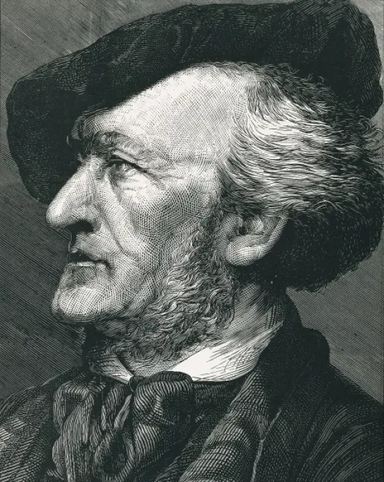 Framed Print : WAGNER, Richard (1813-1883). Engraving (1883)