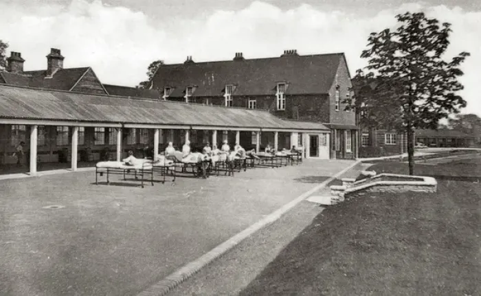 Framed Print : Waifs and Strays Society Pyrford St Martins Hospital Open-A Framed Print : Waifs and Strays Society Pyrford St Martins Hospital Open-A