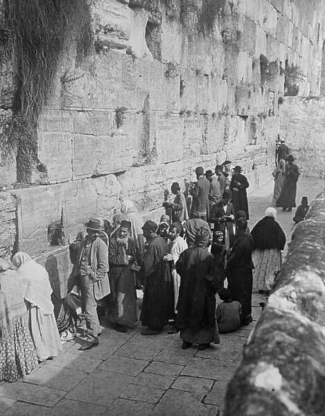 The Wailing Wall. A view of the Western Wall, Jerusalem