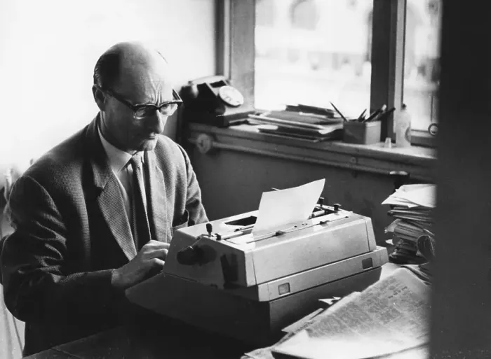 Framed Print : Bill Wainwright, journalist and Communist Party member Framed Print : Bill Wainwright, journalist and Communist Party member