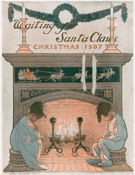 Waiting For Santa Claus, by Jessie Willcox Smith