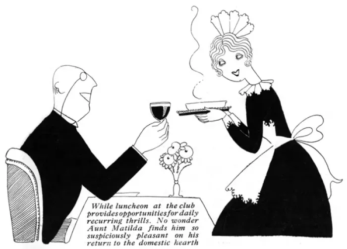 Framed Print : Waitress in a gentlemens club by Fish, WW1 Framed Print : Waitress in a gentlemens club by Fish, WW1