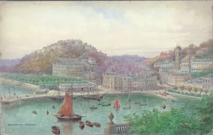 Framed Print : Waldon Hill, Torquay Framed Print : Waldon Hill, Torquay