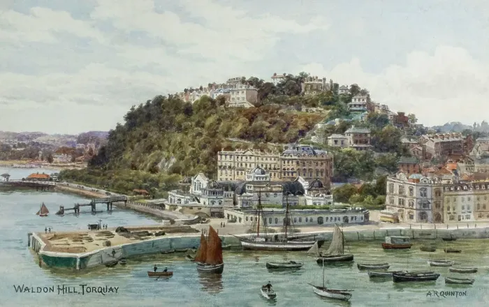 Framed Print : Waldon Hill, Torquay, South Devon Framed Print : Waldon Hill, Torquay, South Devon