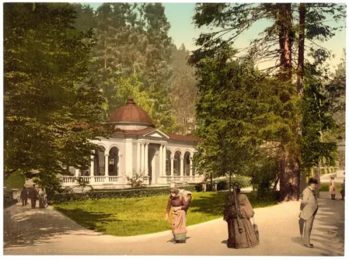 Framed Print : The Waldquelle, Marienbad, Bohemia, Austro-Hungary Framed Print : The Waldquelle, Marienbad, Bohemia, Austro-Hungary