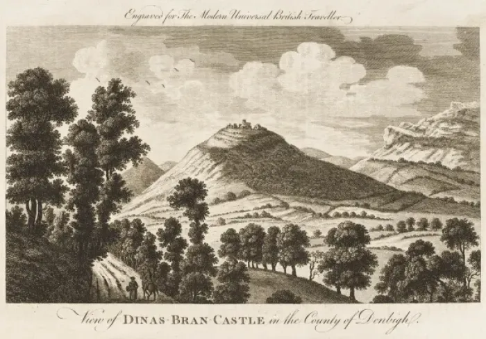 Framed Print : Wales / Dinas-Bran Framed Print : Wales / Dinas-Bran